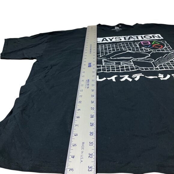 PlayStation T-Shirt Mens 3XL Black Cotton Video Gamer Japanese Retro Novelty - Picture 4 of 9
